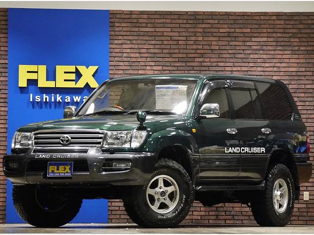 平成１４年ランドクルーザー１００　ＶＸ－ＬＴＤ　ディーゼルターボ　純正グリーン