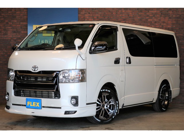 【Ｈ29年式　ハイエースバン　ダークプライム　ディーゼル４ＷＤ】お気軽にフレックスランクルハイエース石川店076-274-6002までお問い合わせ下さい！