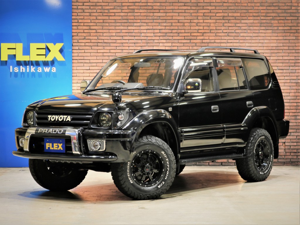 【H12年式　90プラド　2.7ガソリン　４ＷＤ】お気軽にフレックスランクルハイエース石川店076-274-6002までお問い合わせ下さい！