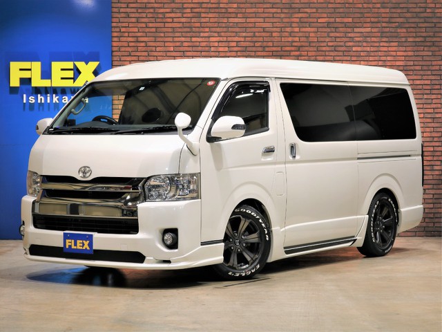 【Ｈ27年式　ハイエースバン　ダークプライム　ガソリン４ＷＤ】お気軽にフレックスランクルハイエース石川店076-274-6002までお問い合わせ下さい！