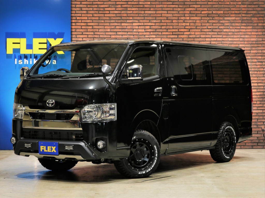 【新車未登録　ハイエースバン　現行モデルダークプライムⅡ　ディーゼル４ＷＤ】お気軽にフレックスランクルハイエース石川店076-274-6002までお問い合わせ下さい！