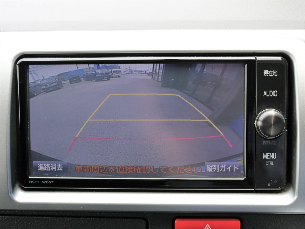 バックカメラ付きで後方確認ラクラク☆