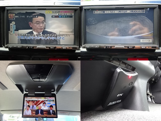 ナビ、ＥＴＣ、バックカメラ、フリップダウンモニター搭載！！運転手も後ろに座る家族、友人にも退屈はさせません！！