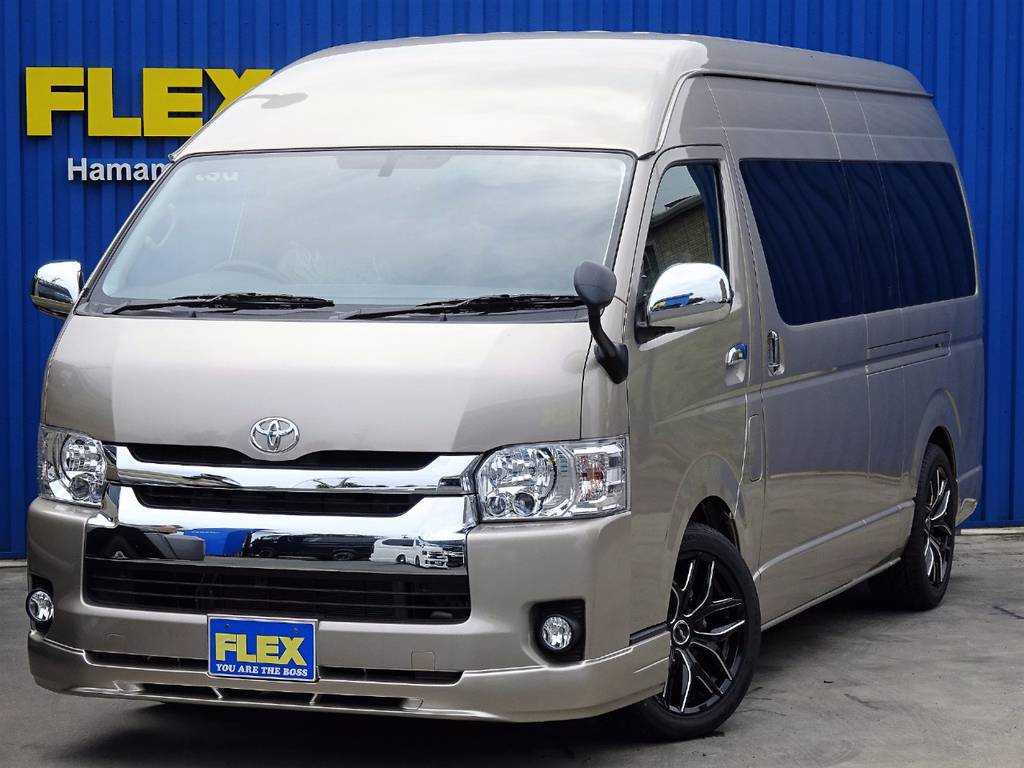 【４ＷＤ】グランドキャビン、ゴールド！！内装アレンジ、フレックスＶｅｒ６Ｌｏｎｇ☆