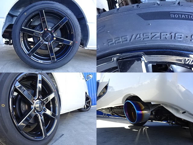 ４１５コブラ１８インチホイール、４１５コブラヒートルージュマフラーカッター☆