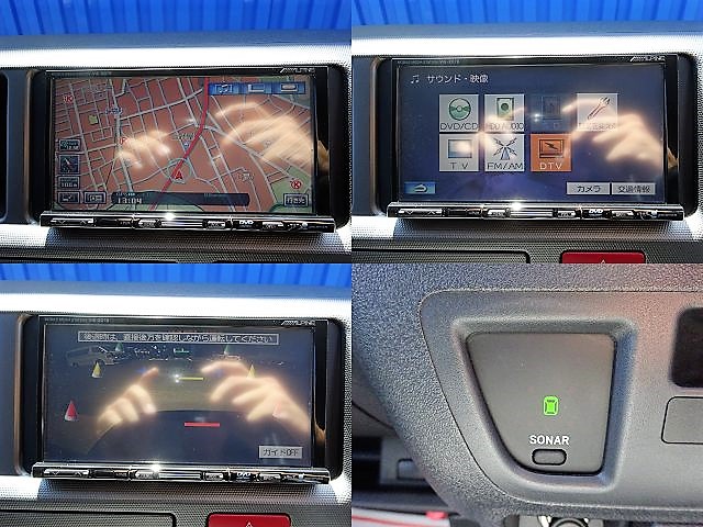 ナビ、コーナーセンサー搭載！大きい車体なので、コーナーセンサーがあるだけで安心ですよね！