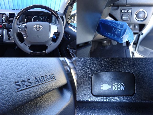 クルーズコントロールを追加装着！！助手席エアバック、ＡＣ１００Ｖ電源搭載☆