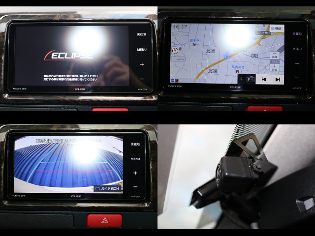 最新イクリプスナビ、バックカメラナビ連動加工済み☆ドライブレコーダー付き！！
