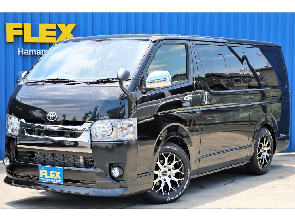 新車ＴＳＳ付きハイエースＶ、フレックスオリジナルＶｅｒ４内装架装☆ベットキットスタイル☆