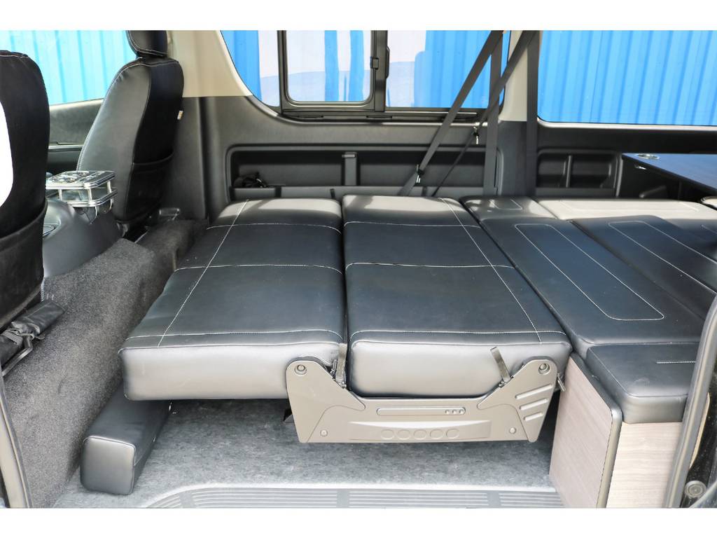 アレンジシートでフルフラット仕様も可能☆