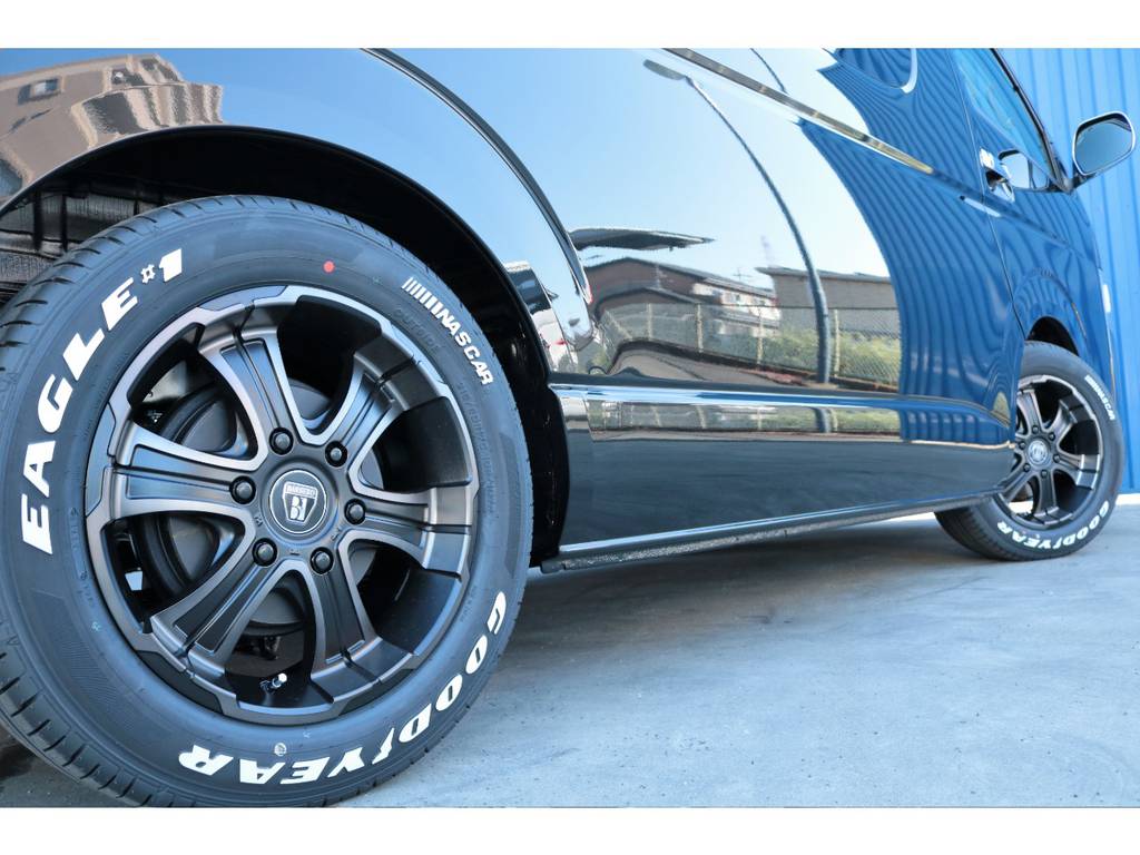 ２インチローダウン、フレックスオリジナルカラーバルベロＷ－ＤＥＥＳホイール、フレックスオリジナルＶｅｒ１スポイラー☆