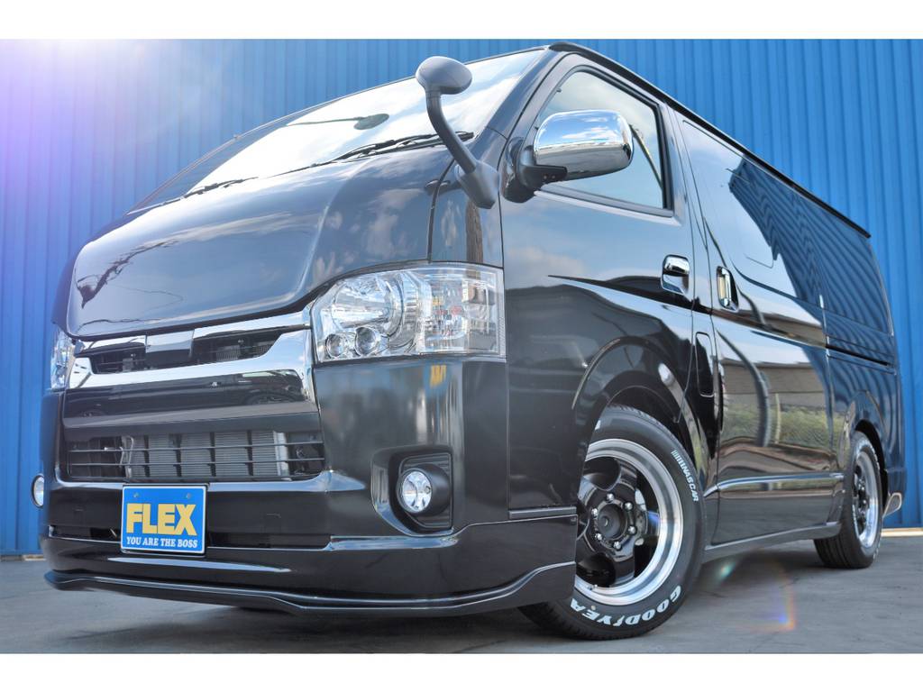 ４１５コブラフルエアロエアロカスタム☆フレックスオリジナルＤｅｌｆｉｎｏＬｉｎｅボンネット☆２インチローダウン☆ＷＯＲＫホイール☆フレックスオリジナル煌テールランプ☆