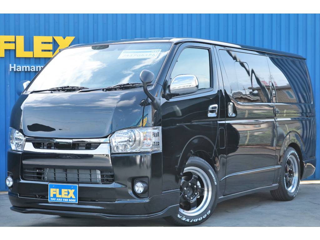 ハイエースダークプライムⅡ、４１５コブラフルエアロカスタム☆