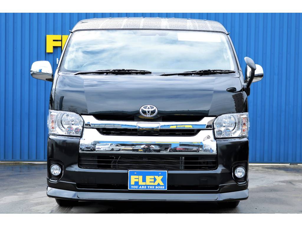 ２インチローダウン、ＦＬＥＸオリジナルＤｅｌｆｉｎｏＬｉｎｅスポイラー装着☆