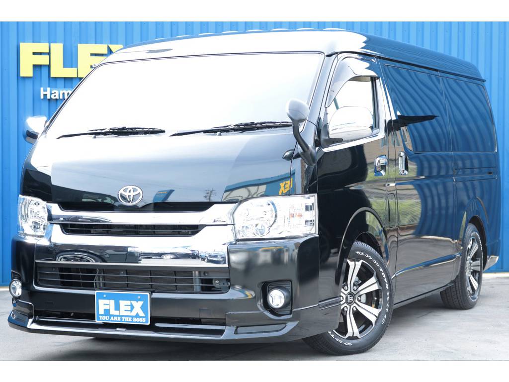 ＦＬＥＸアレンジＡ内装架装☆低走行車両！！遮光カーテン５面、センターカーテン有りの車中泊仕様☆