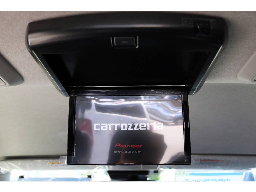 カロッツェリアナビ、ＥＴＣ、バックカメラナビ連動加工☆フリップダウンモニターも搭載☆