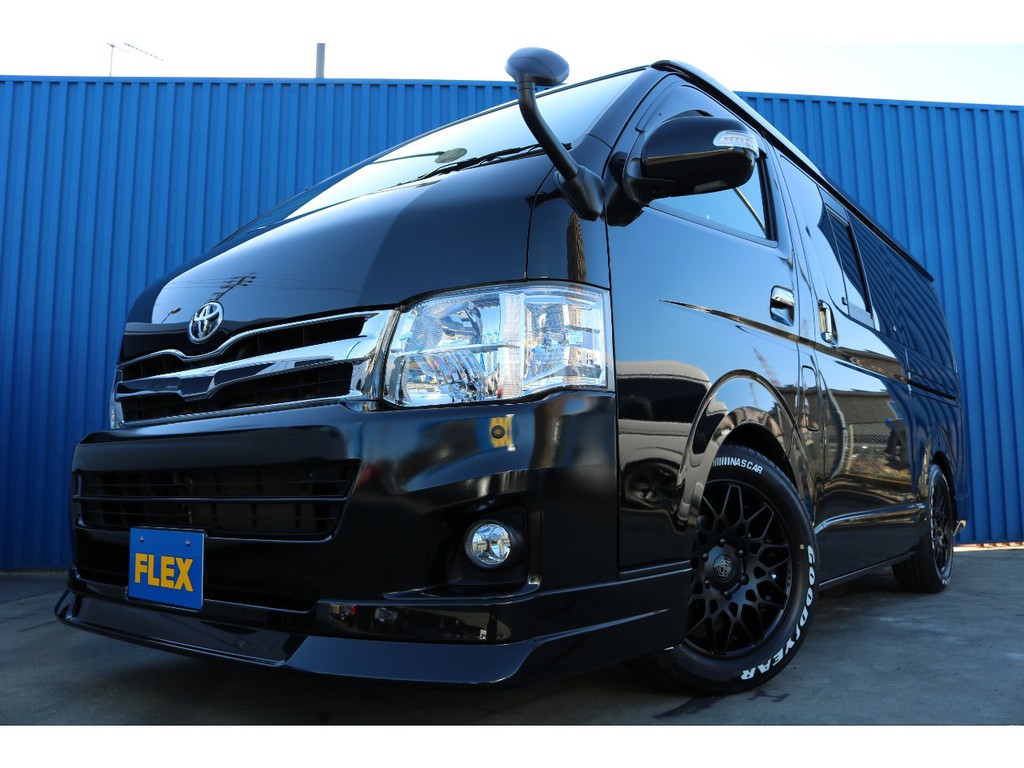 Ｈ２３年、人気の３型ワイドボディバン☆新品DelfinoLineスポイラー、新品ＴＳＤ・ＧＲＥＮＡＤＥホイール、新品グッドイヤーナスカータイヤ装備☆
