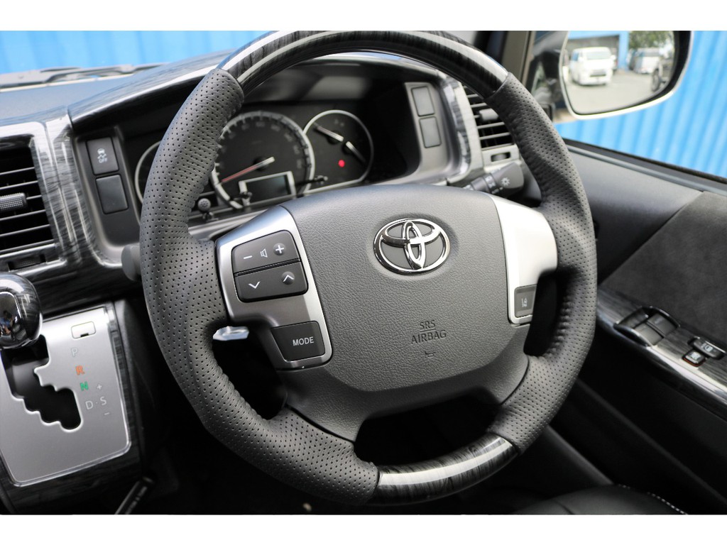 ガングリップステアリング♪長距離の運転も疲れにくい！