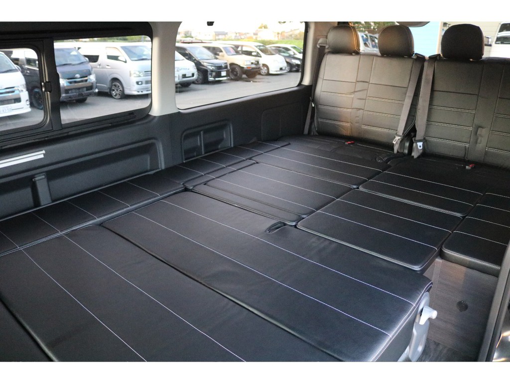 【新型ワゴンGL　10人乗り】VER.２　フルフラットベッドキット♪