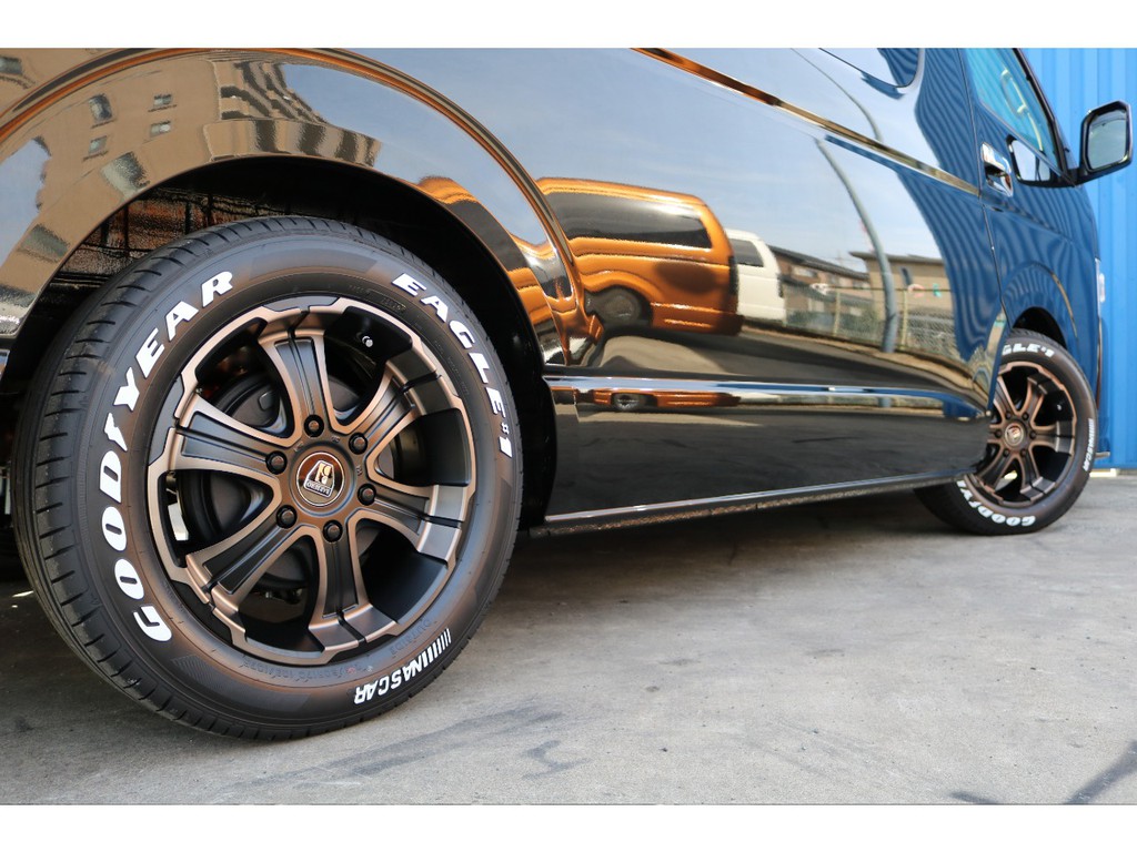 ＦＬＥＸオリジナルホイール、バルベロＷ－ＤＥＥＰＳ♪グッドイヤーナスカータイヤの組み合わせ！！