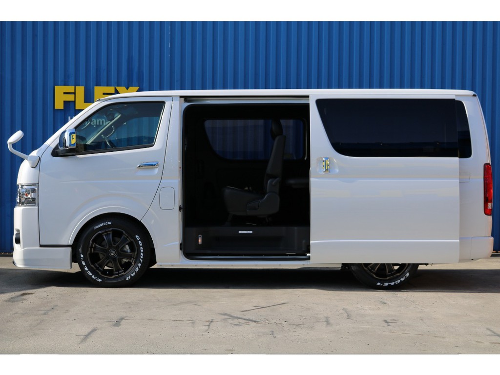 トヨタ ハイエースバン 2 8 スーパーgl ダークプライム ロングボディ ディーゼルターボ 車探しなら中古車 新車の専門店flex フレックス へ