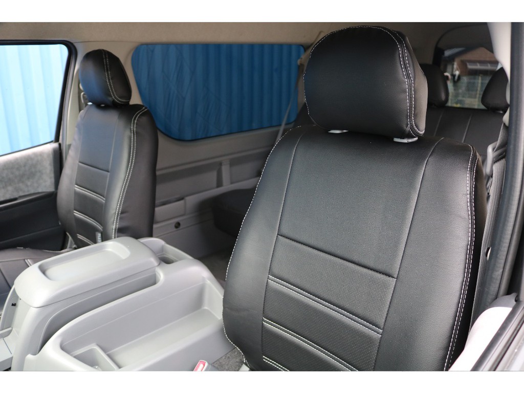 運転席・助手席新品シートカバー装着♪