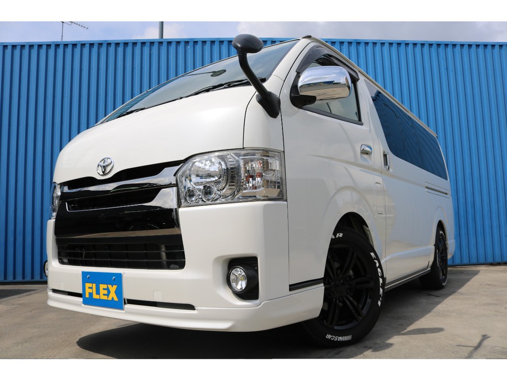 トヨタ ハイエースバン 3 0 スーパーgl ダークプライム ロングボディ ディーゼルターボ 4wd 価格 329 8万円 静岡県 物件番号 中古車の情報 価格 Mota