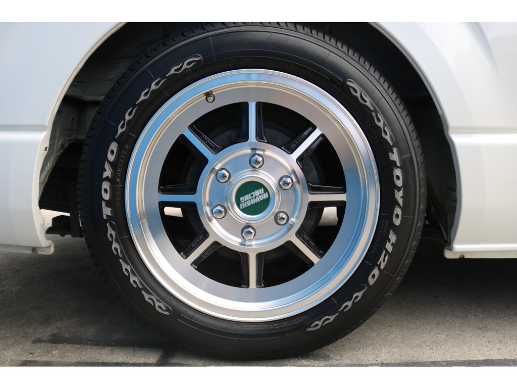 ＨＡＹＡＳＨＩＲＡＣＩＮＧホイールにＴＯＹＯ・Ｈ２０タイヤ♪