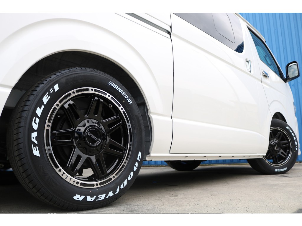 ＦＬＥＸオリジナルＤＥＬＦ０４ホイールにグッドイヤーナスカータイヤの組み合わせ♪