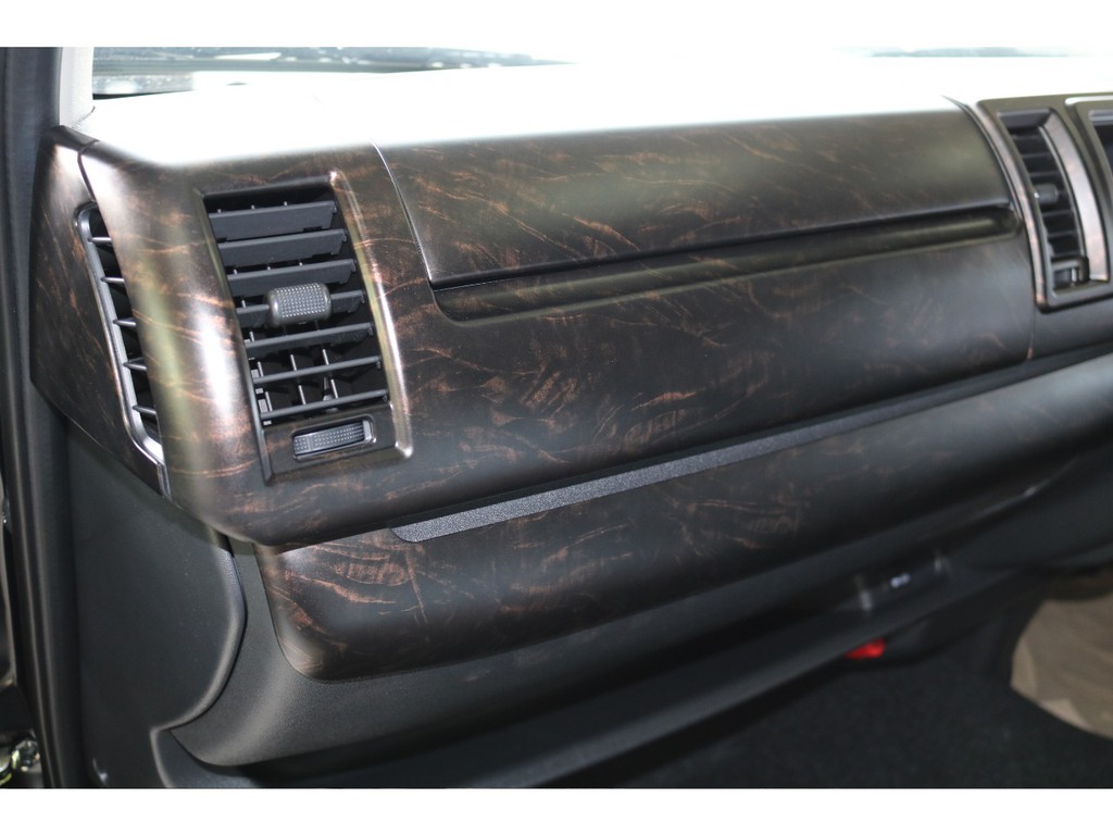 ＦＬＥＸオリジナルカラー艶消しマホガニーガングリップハンドル、インテリアパネル、シフトノブ♪