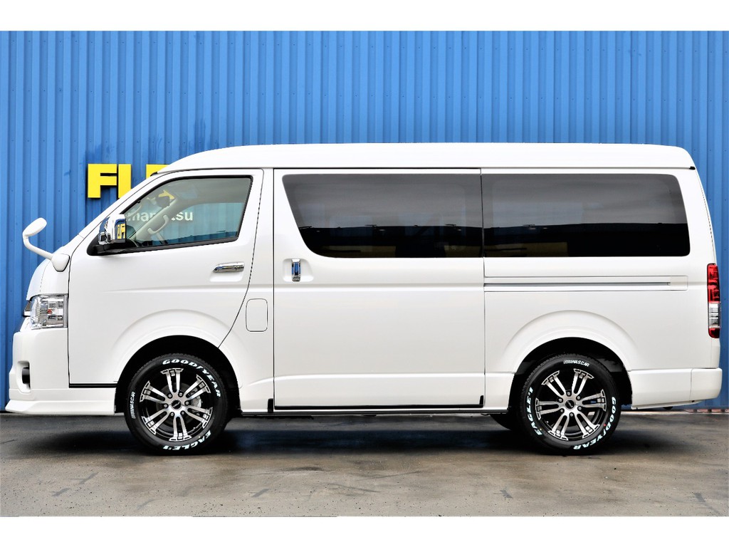 1.5インチローダウン、ＦＬＥＸホイールＤＥＬＦ０２、グッドイヤーナスカータイヤ、ＦＬＥＸオーバーフェンダー、ＦＬＥＸフロントスポイラー♪