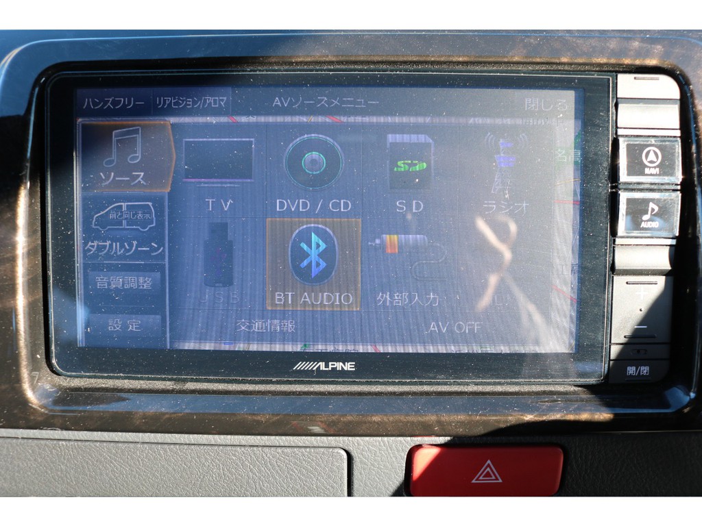 アルパインナビ、Bluetooth付、地デジフルセグ♪