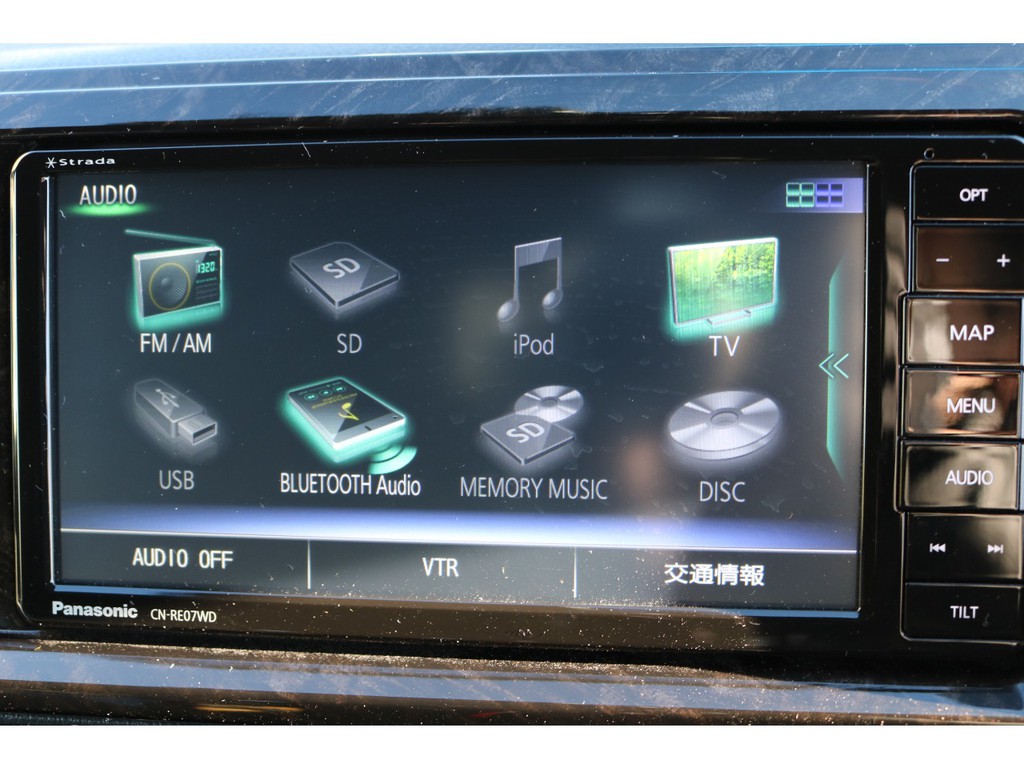 パナソニックストラーダナビ、フルセグ、Bluetooth付♪