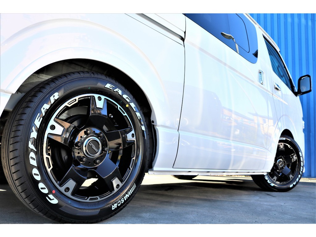 ＦＬＥＸオリジナルＤｅｌｆ０３ホイール♪グッドイヤーナスカータイヤの組み合わせ☆