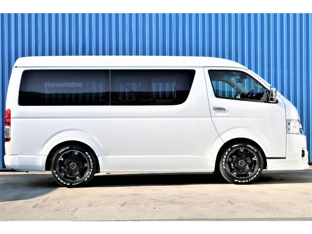 ２インチローダウン施工済み♪ＦＬＥＸホイールＤＥＬＦ０３、グッドイヤーナスカータイヤ、ＦＬＥＸオーバーフェンダー、ＦＬＥＸフロントスポイラー☆