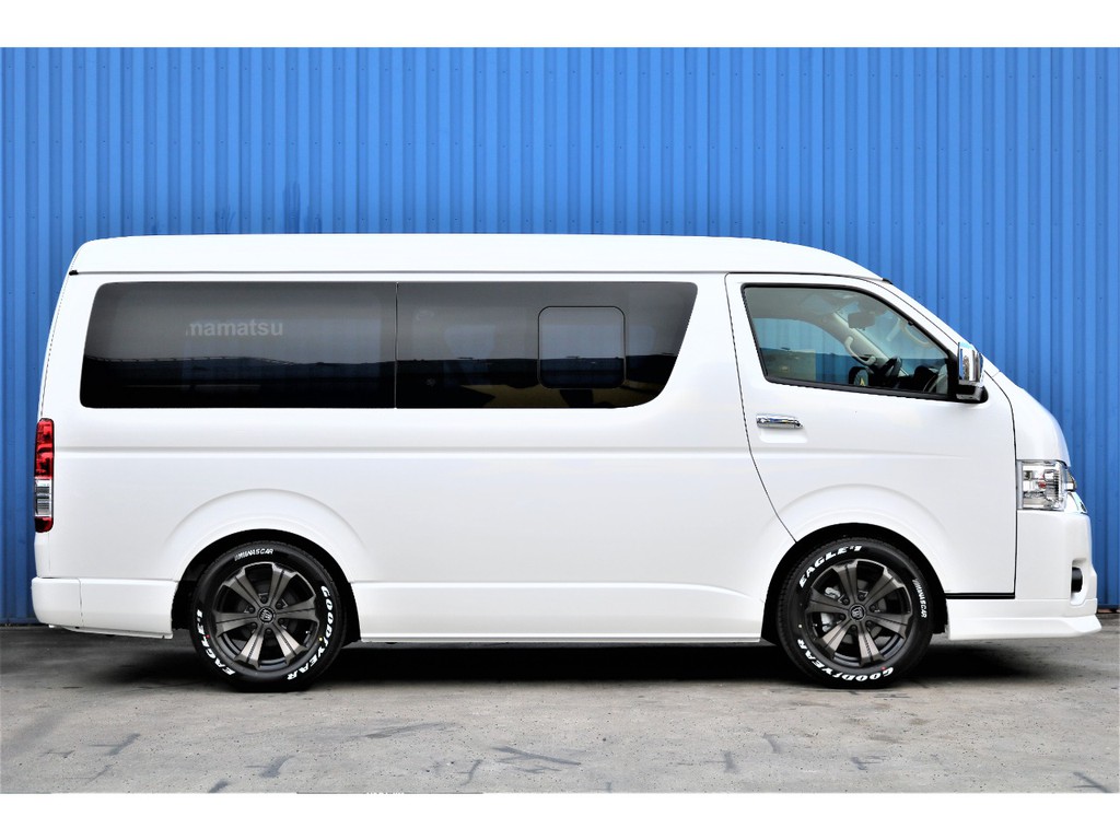 2インチローダウン施工済み♪ＦＬＥＸホイールアーバングランデ、グッドイヤーナスカータイヤ、ＦＬＥＸオーバーフェンダー、ＦＬＥＸフロントスポイラー☆
