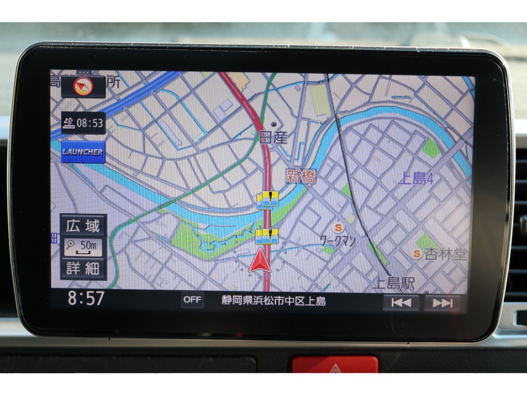 パナソニックフローティングナビ♪地デジフルセグBluetooth付☆