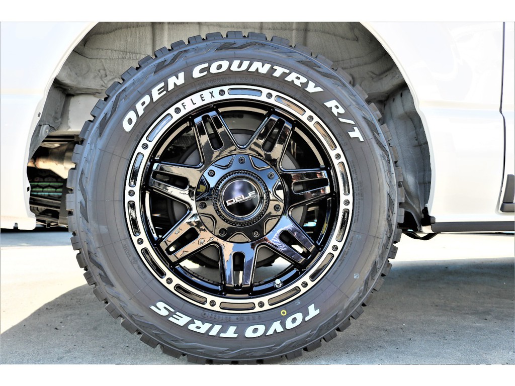 ＦＬＥＸホイールＤＥＬＦ０４、ＴＯＹＯオープンカントリータイヤ♪