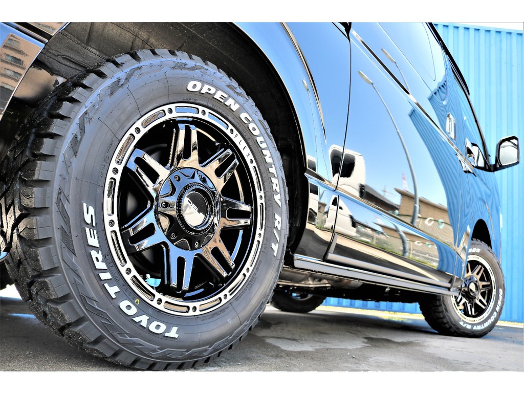 ＦＬＥＸホイールＤＥＬＦ０４、ＴＯＹＯオープンカントリータイヤ♪