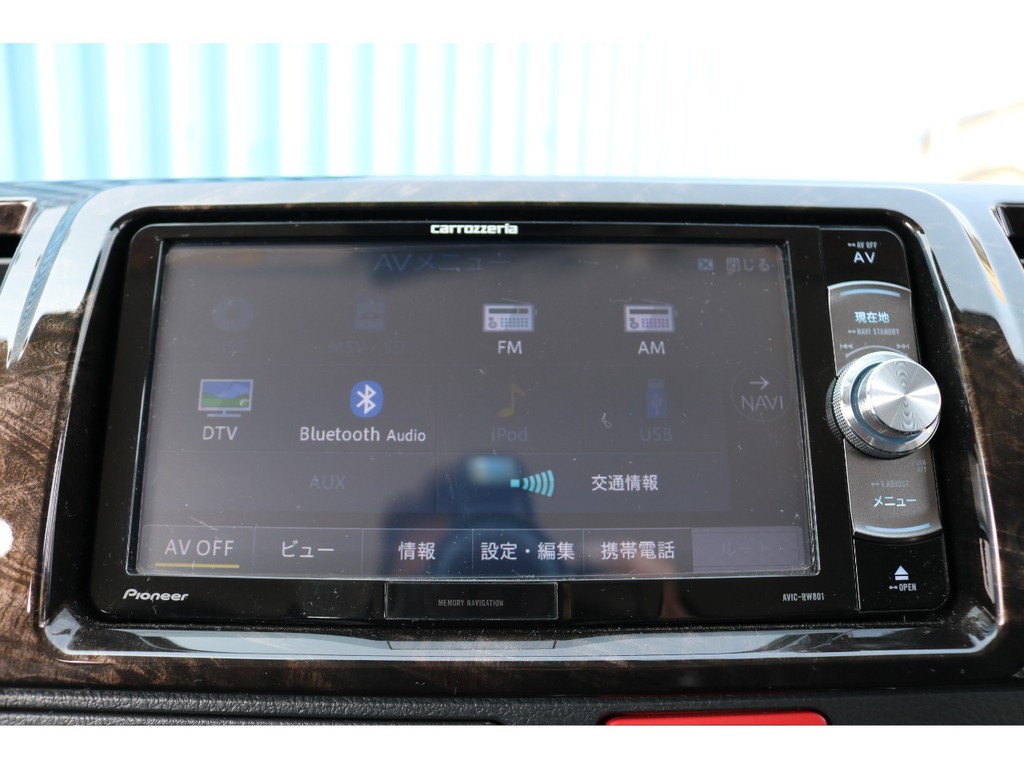 地デジフルセグ、Bluetooth付、カロッツェリアナビ♪