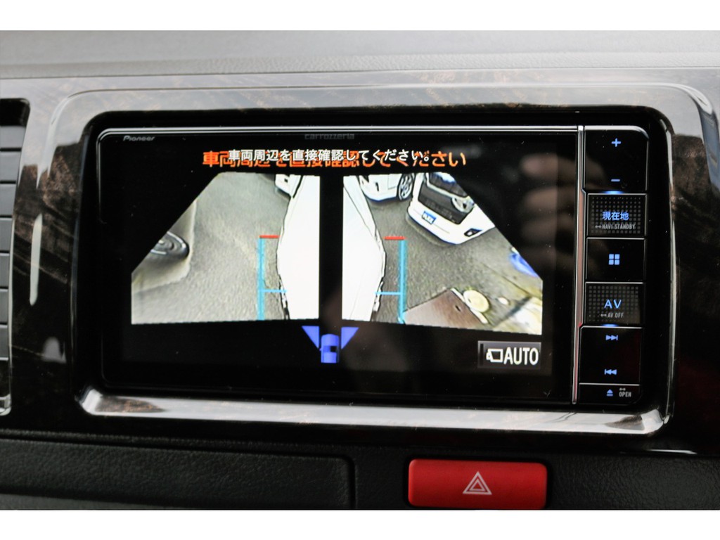 バックカメラ、ＰＶＭ全方位カメラ完備♪