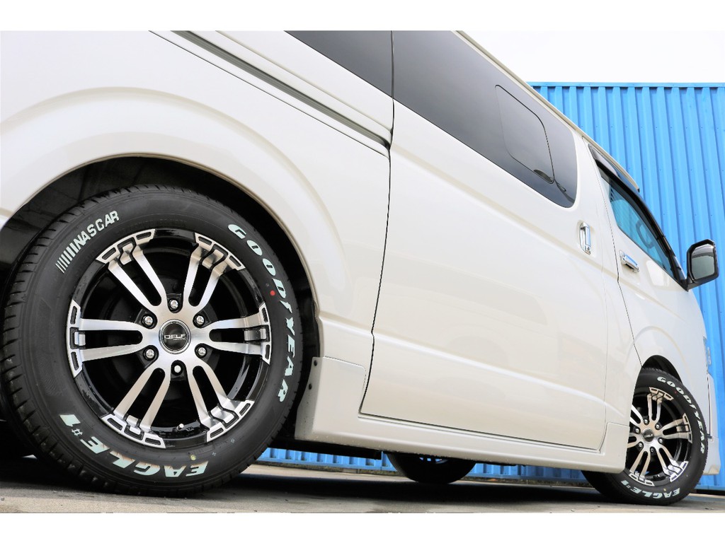ローダウン、ＦＬＥＸホイールＤＥＬＦ０２、グッドイヤーナスカータイヤ、ＦＬＥＸ煌テール♪