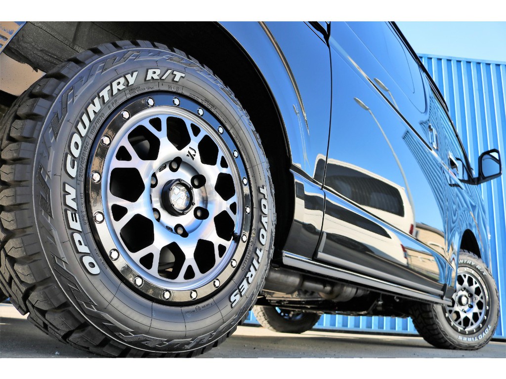 X-TREAMーJホイール、TOYOオープンカントリータイヤ♪