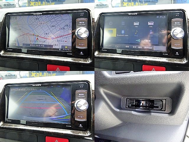 地デジ、フルセグ、ブルートゥース機能も完備！！バックカメラもナビに映ります☆さらにＥＴＣも搭載！！