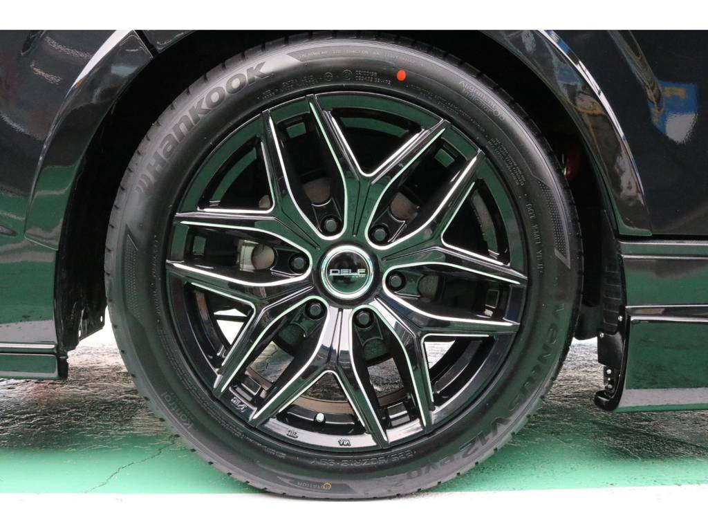 FLEXオリジナルのDelf 01 18インチアルミタイヤセットを装着！