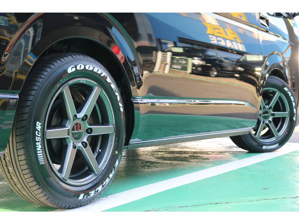 車検対応のタイヤ・ホイールセット♪