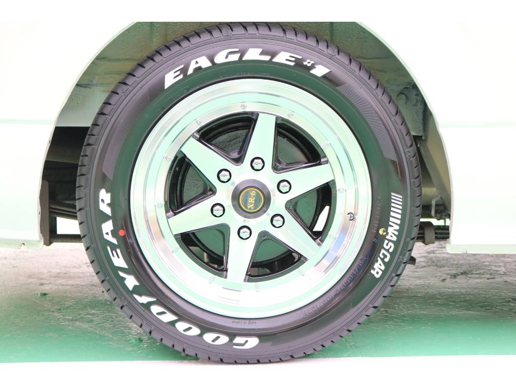 新品新作ＸＲ－６　１７インチＡＷ・新品ナスカータイヤ♪