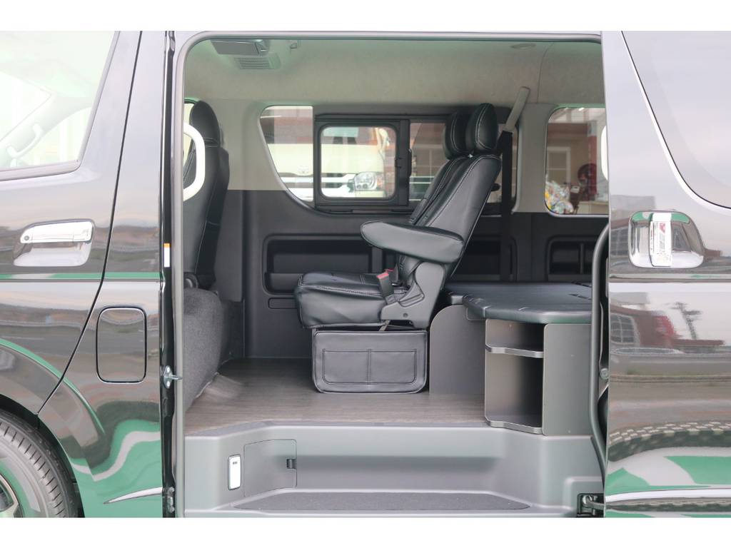 乗り降りし易いシートアレンジ♪