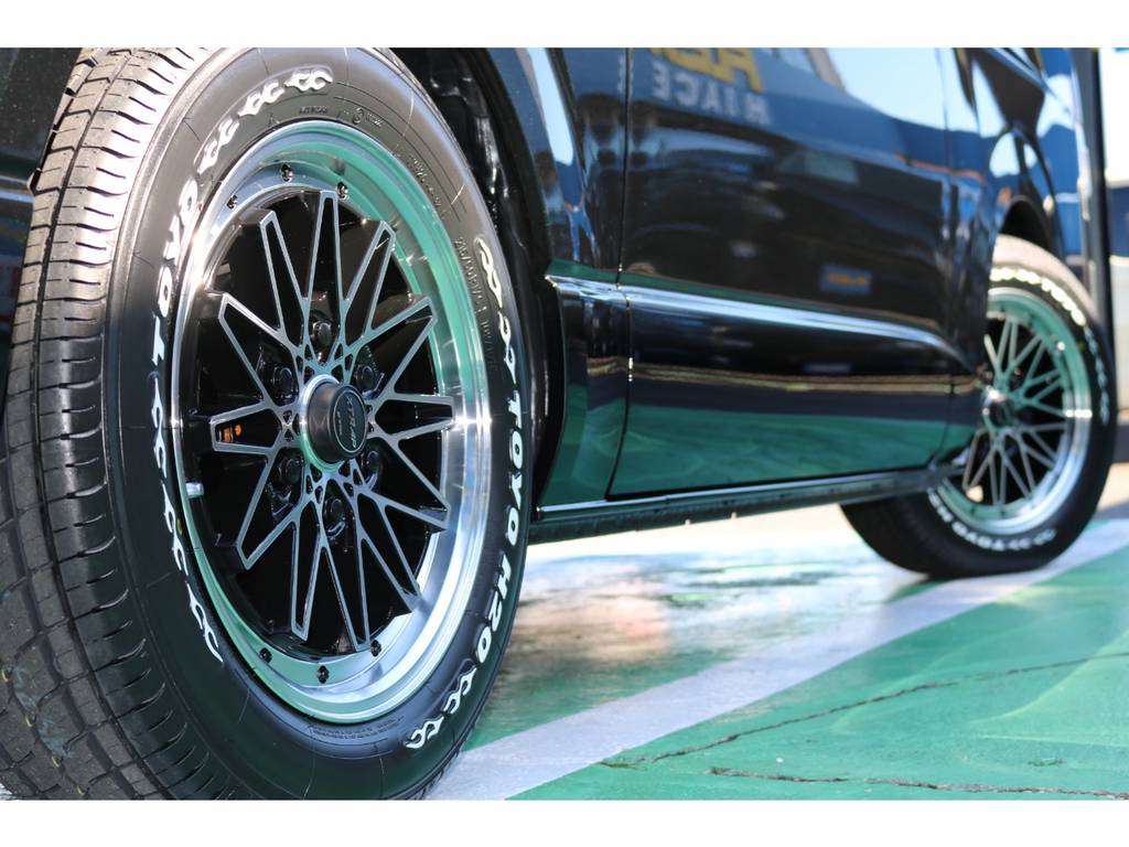 タイヤはTOYO H20をセレクト！マッチしてます！