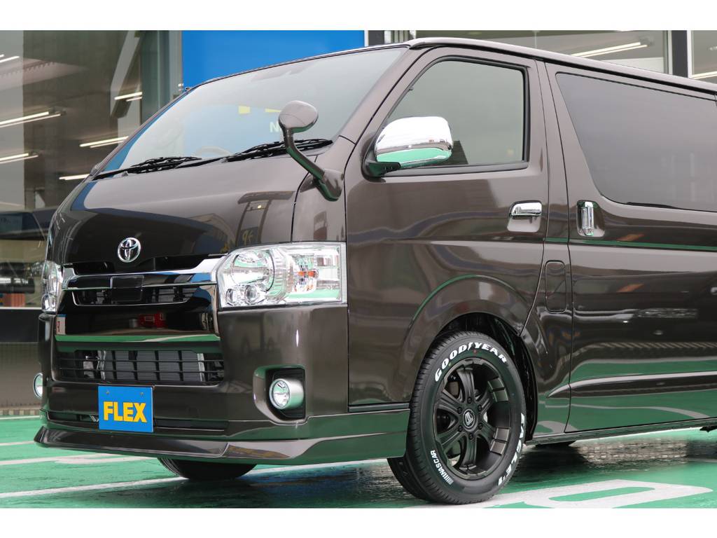 ＦＬＥＸ Ｄｅｌｆｉｎｏフロントスポイラー・コーナーミラー同色ペイント♪